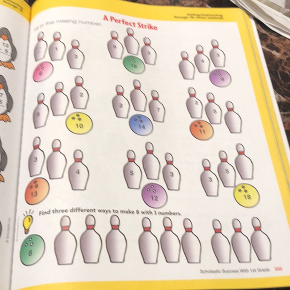 Edition Scholastic - 1st Grade Workbook with Motivational stickers - Picture 13 of 13